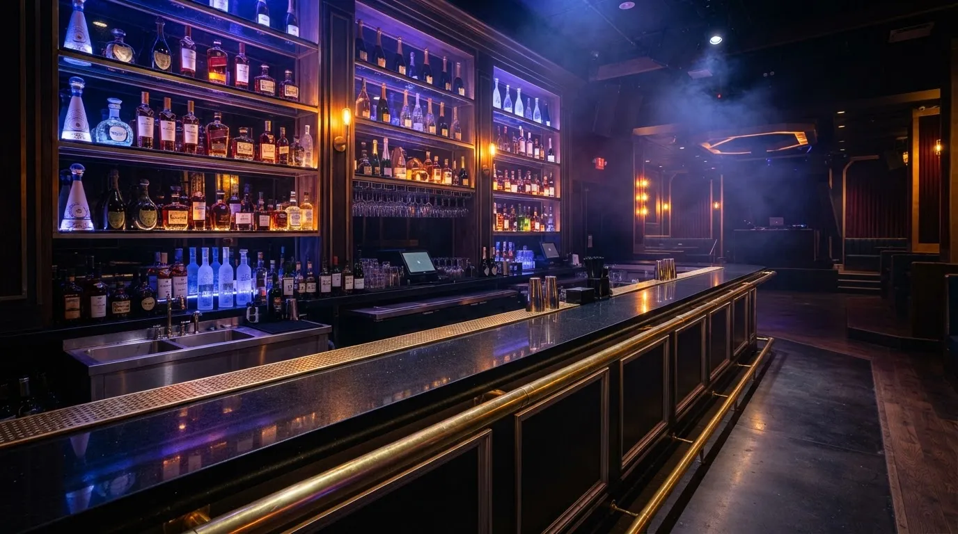 Luna Royal premium bar and bottle collection